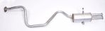 Exhaust Rear Box EDN666 for Nissan Figaro