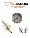Universal 1/8 NPT Fuel Pressure Gauge Liquid 0-160 psi Oil Press Gauge