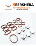 6x22mm Manifold gaskets for BMW diesel swirl Flap blanks