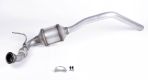 Catalytic Converter MZ6011T for Mercedes-Benz V220 and more