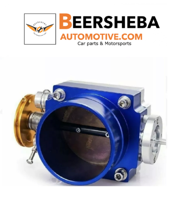 Universal Aluminium Throttle body - 90mm Alloy Custom Throttle Body BLUE